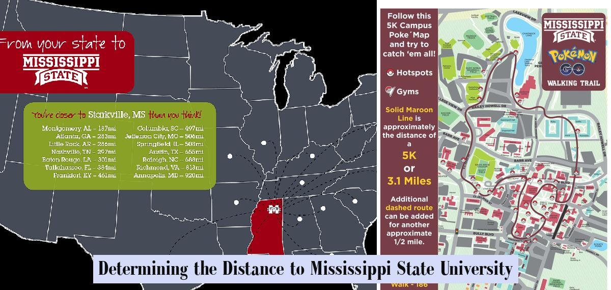 Ms State Now Determining the Distance to Mississippi State University - JobLoving ...